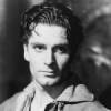The photo image of Laurence Olivier, starring in the movie "Hamlet"