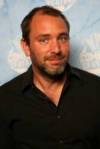 The photo image of Trey Parker, starring in the movie "Christmas in South Park"