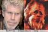 The photo image of Ron Perlman, starring in the movie "The Ice Pirates"