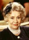 The photo image of Joan Plowright, starring in the movie "George and the Dragon"