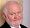 The photo image of Robert Prosky, starring in the movie "Miracle on 34th Street"