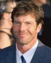 The photo image of Dennis Quaid, starring in the movie "Enemy Mine"