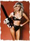 The photo image of Linnea Quigley, starring in the movie "Still Smokin"