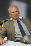 The photo image of James Rebhorn, starring in the movie "An American Affair"