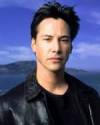 The photo image of Keanu Reeves, starring in the movie "The Replacements"