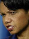 The photo image of Condoleezza Rice, starring in the movie "Fahrenheit 9/11"