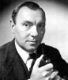 The photo image of Ralph Richardson, starring in the movie "Greystoke: The Legend of Tarzan, Lord of the Apes"
