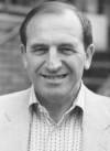 The photo image of Leonard Rossiter, starring in the movie "Rising Damp"