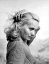 The photo image of Eva Marie Saint, starring in the movie "North by Northwest"