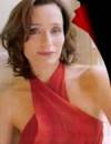 The photo image of Kristin Scott Thomas, starring in the movie "The English Patient"