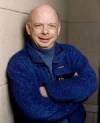 The photo image of Wallace Shawn, starring in the movie "My Dinner with Andre"