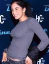 The photo image of Sarah Silverman, starring in the movie "Super High Me"