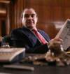 The photo image of David Suchet, starring in the movie "The Bank Job"