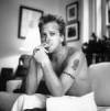The photo image of Kiefer Sutherland, starring in the movie "Stand by Me"