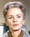 The photo image of Jessica Tandy, starring in the movie "The Birds"