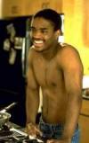 The photo image of Larenz Tate, starring in the movie "Biker Boyz"