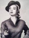 The photo image of Audrey Totter, starring in the movie "Women's Prison"