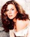 The photo image of Kathleen Turner, starring in the movie "The Jewel of the Nile"