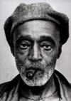 The photo image of Melvin Van Peebles, starring in the movie "Fist of the North Star"