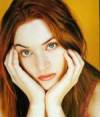 The photo image of Kate Winslet, starring in the movie "Eternal Sunshine of the Spotless Mind"