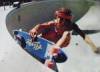 The photo image of Tony Alva, starring in the movie "Dogtown and Z-Boys"