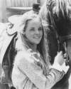 The photo image of Melissa Sue Anderson, starring in the movie "Happy Birthday to Me"