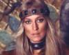 The photo image of Sandahl Bergman, starring in the movie "Conan the Barbarian"