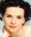 The photo image of Juliette Binoche, starring in the movie "The English Patient"