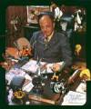 The photo image of Mel Blanc, starring in the movie "Bugs Bunny's 3rd Movie: 1001 Rabbit Tales"