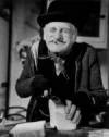 The photo image of Wilfrid Brambell, starring in the movie "Steptoe and Son"