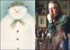 The photo image of Raymond Briggs, starring in the movie "The Snowman"