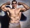 The photo image of Primo Carnera, starring in the movie "A Kid for Two Farthings"