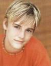 The photo image of Aaron Carter, starring in the movie "Supercross"