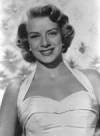 The photo image of Rosemary Clooney, starring in the movie "White Christmas"