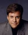 The photo image of Bob Costas, starring in the movie "BASEketball"