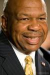 The photo image of Congressman Elijah Cummings, starring in the movie "Capitalism: A Love Story"