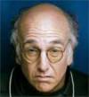 The photo image of Larry David, starring in the movie "Whatever Works"