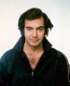 The photo image of Neil Diamond, starring in the movie "The Jazz Singer"