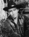 The photo image of James Drury, starring in the movie "Forbidden Planet"