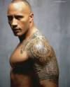 The photo image of Dwayne Johnson, starring in the movie "The Mummy Returns"