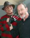 The photo image of Robert Englund, starring in the movie "A Nightmare on Elm Street"