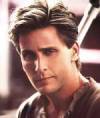The photo image of Emilio Estevez, starring in the movie "Young Guns"