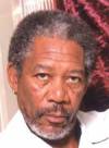 The photo image of Morgan Freeman, starring in the movie "Se7en"