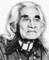 The photo image of Chief Dan George, starring in the movie "The Outlaw Josey Wales"