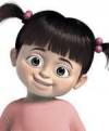 The photo image of Mary Gibbs, starring in the movie "Monsters, Inc."