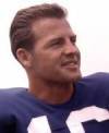 The photo image of Frank Gifford, starring in the movie "Up Periscope"