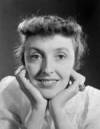 The photo image of Joyce Grenfell, starring in the movie "Blue Murder at St. Trinian's"