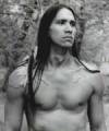 The photo image of Michael Greyeyes, starring in the movie "Firestorm"