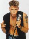 The photo image of Corey Haim, starring in the movie "The Lost Boys"
