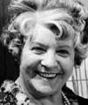 The photo image of Irene Handl, starring in the movie "A Kid for Two Farthings"
